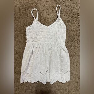 URBAN Romantics White Lace Tank Top A-116
